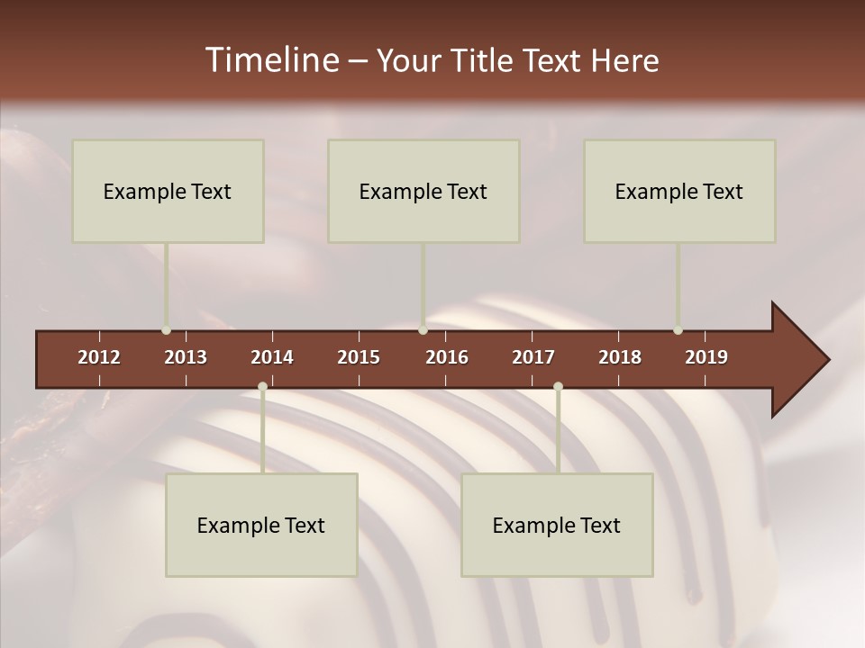 Decorative Texture Anniversary PowerPoint Template