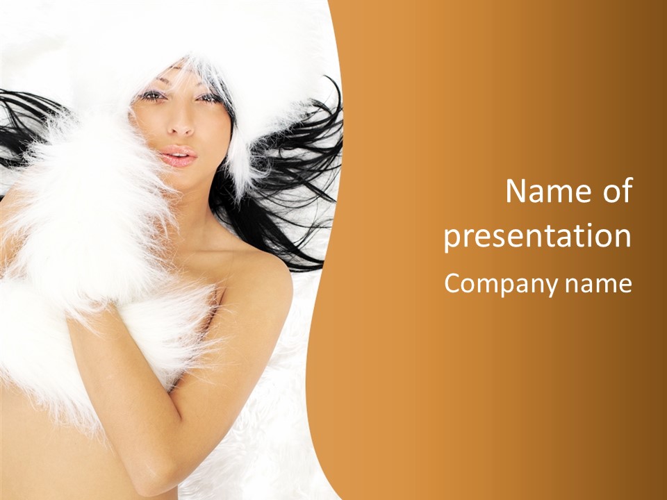 Winter Art Fashion PowerPoint Template