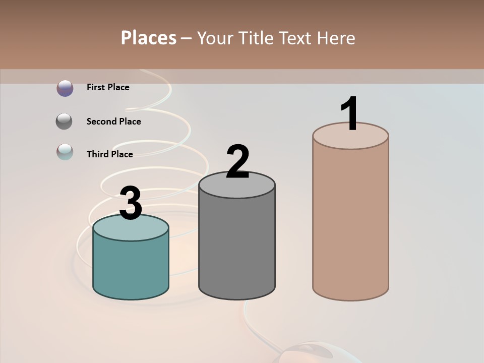 Graphic Laptop Blue PowerPoint Template