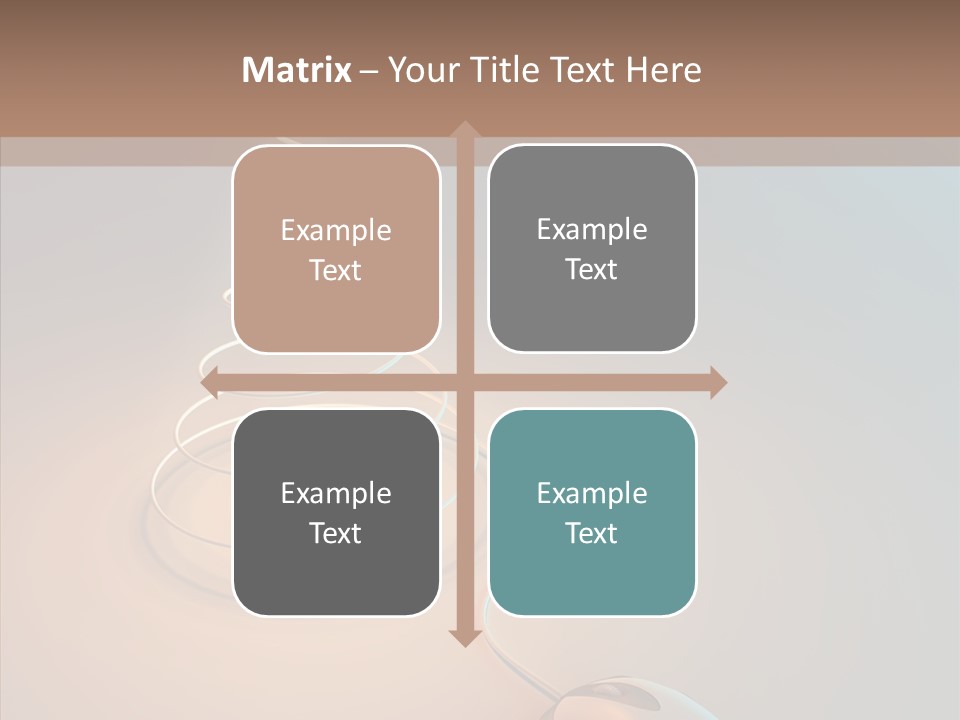 Graphic Laptop Blue PowerPoint Template