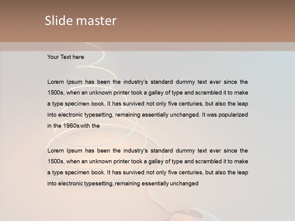 Graphic Laptop Blue PowerPoint Template