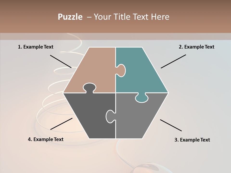 Graphic Laptop Blue PowerPoint Template