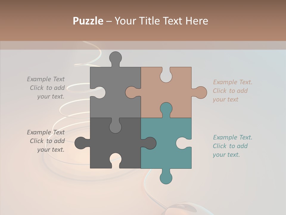 Graphic Laptop Blue PowerPoint Template