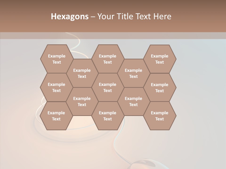 Graphic Laptop Blue PowerPoint Template