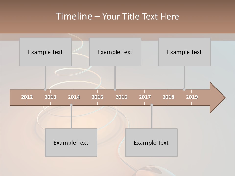 Graphic Laptop Blue PowerPoint Template