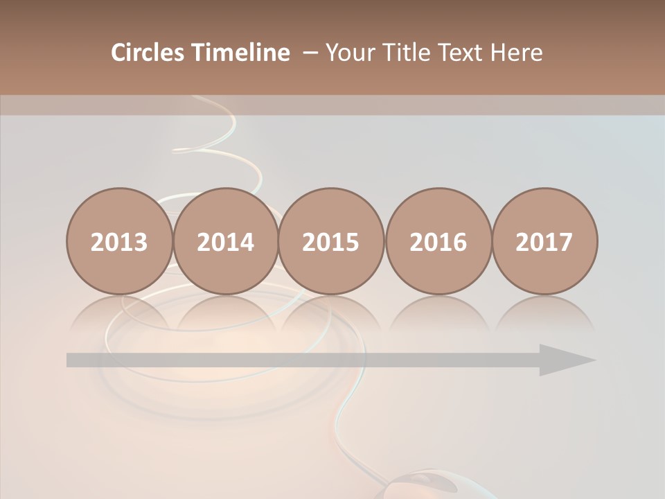 Graphic Laptop Blue PowerPoint Template