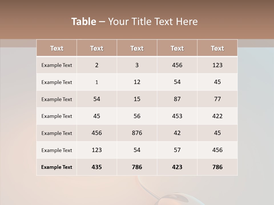 Graphic Laptop Blue PowerPoint Template