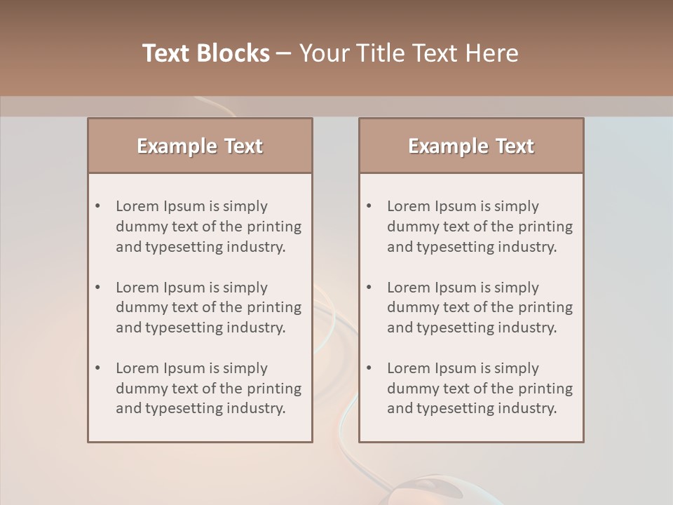 Graphic Laptop Blue PowerPoint Template