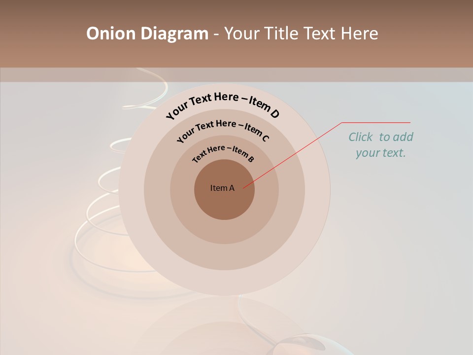 Graphic Laptop Blue PowerPoint Template