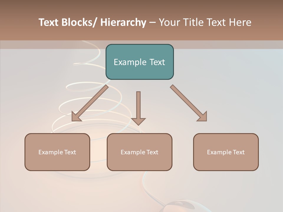 Graphic Laptop Blue PowerPoint Template