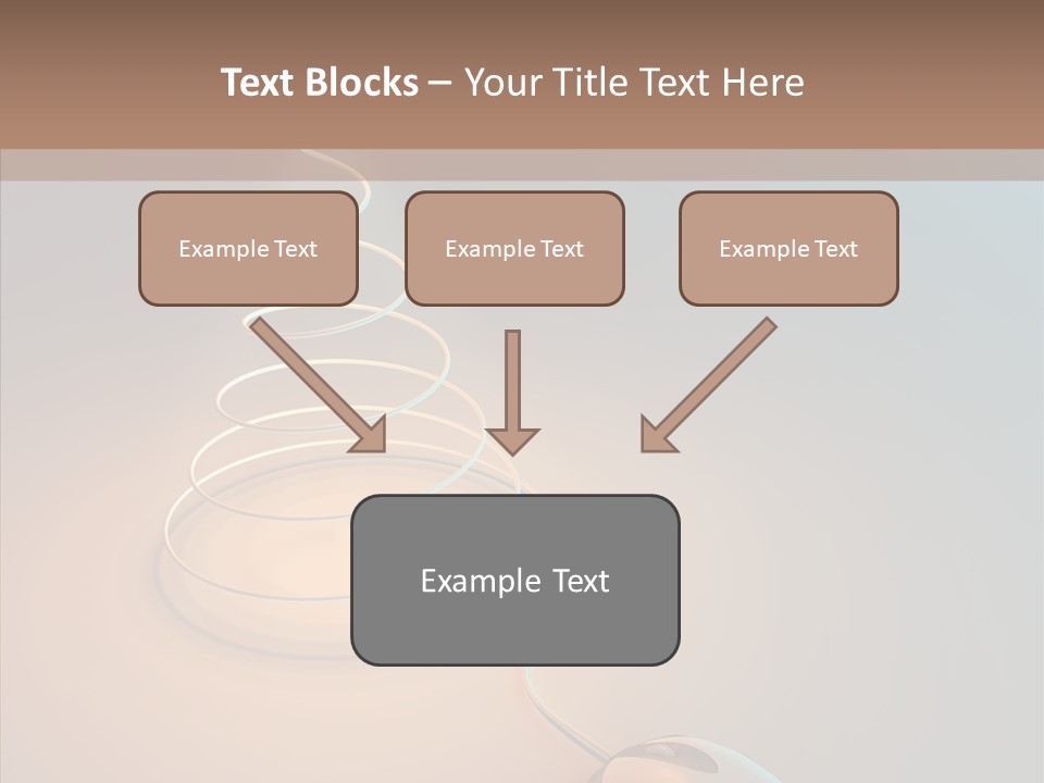 Graphic Laptop Blue PowerPoint Template