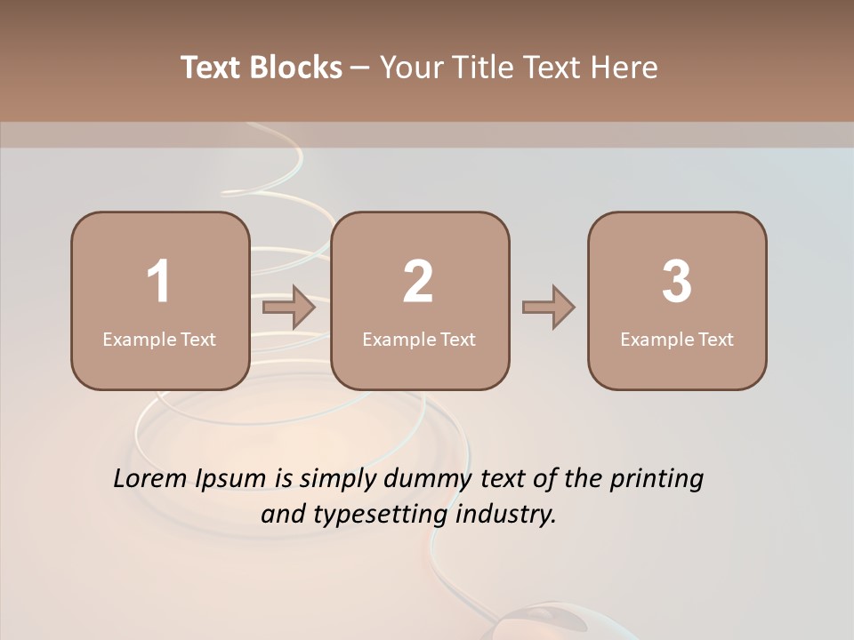 Graphic Laptop Blue PowerPoint Template