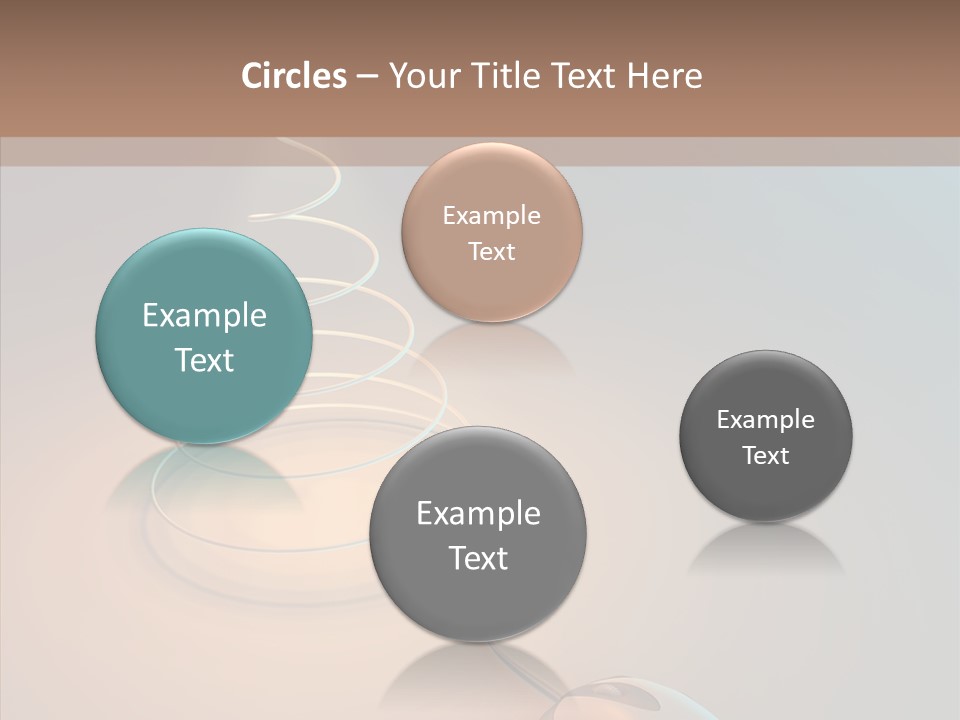 Graphic Laptop Blue PowerPoint Template