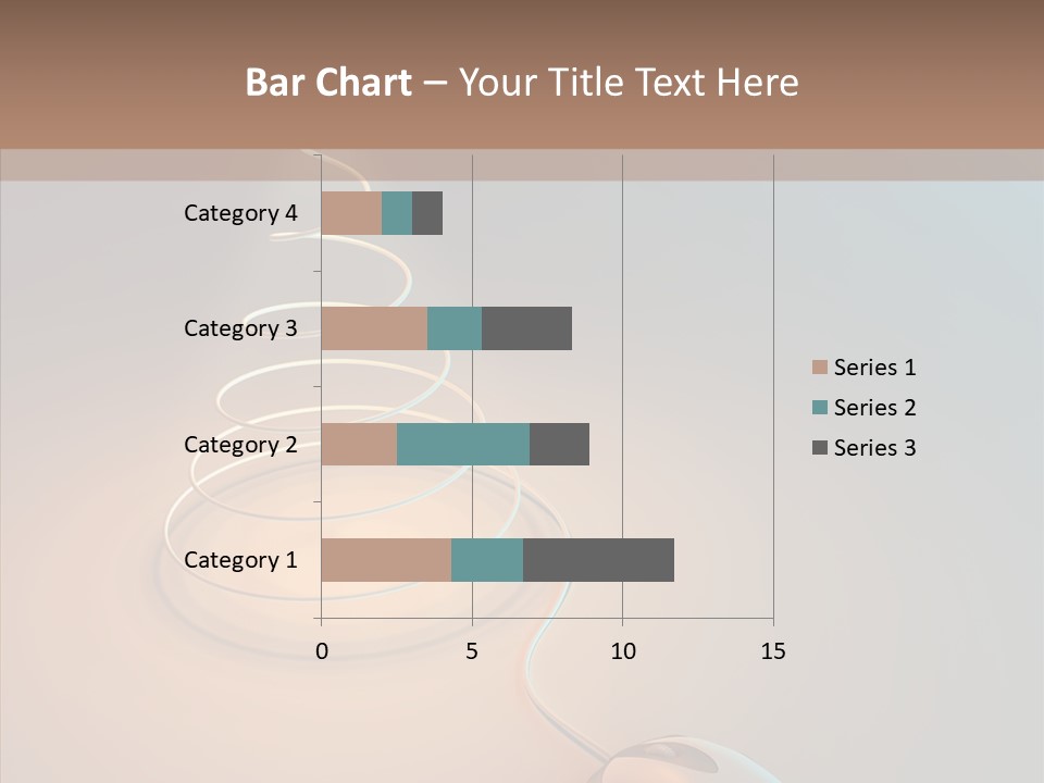 Graphic Laptop Blue PowerPoint Template