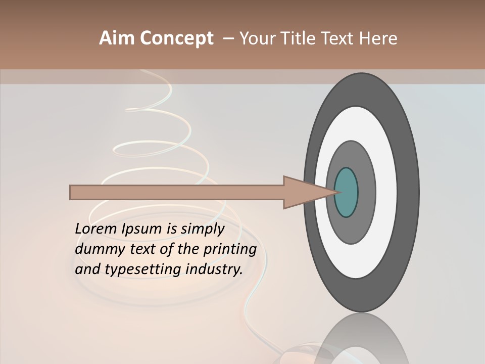 Graphic Laptop Blue PowerPoint Template