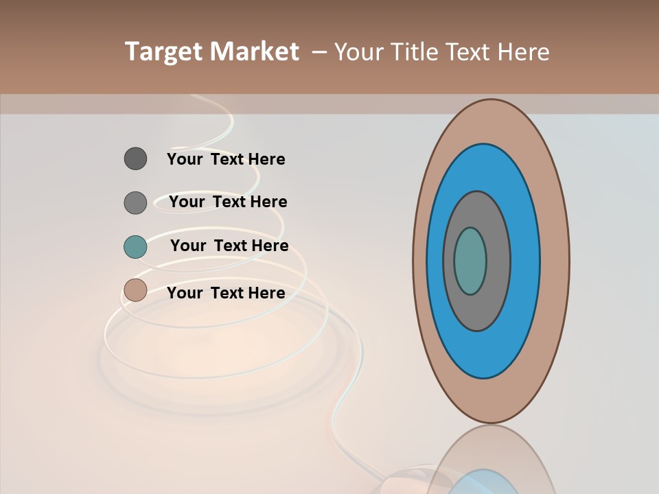 Graphic Laptop Blue PowerPoint Template