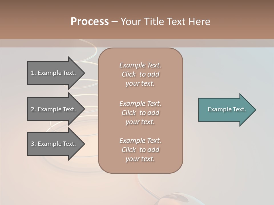 Graphic Laptop Blue PowerPoint Template