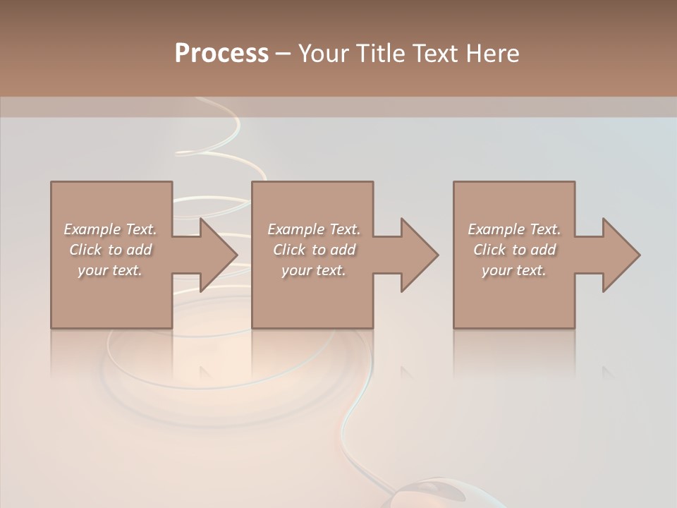 Graphic Laptop Blue PowerPoint Template