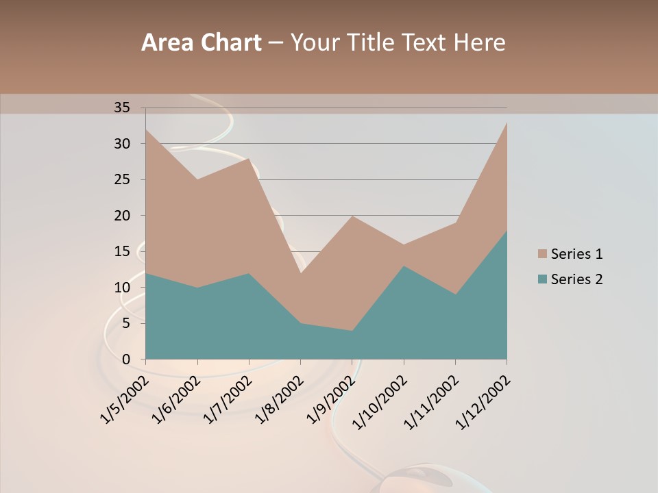 Graphic Laptop Blue PowerPoint Template
