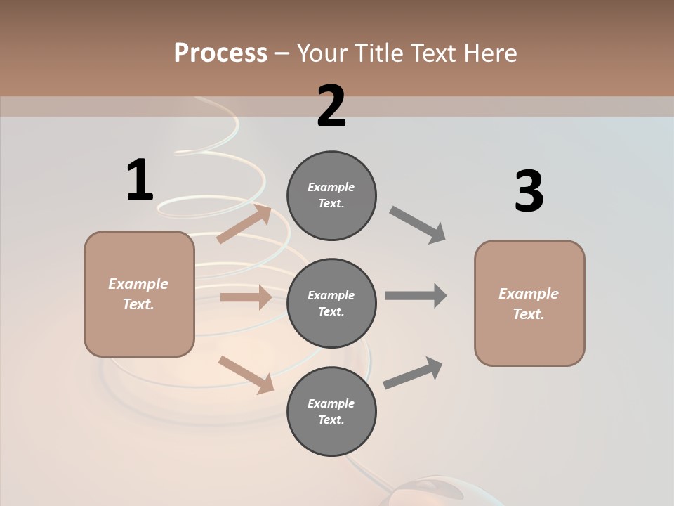 Graphic Laptop Blue PowerPoint Template