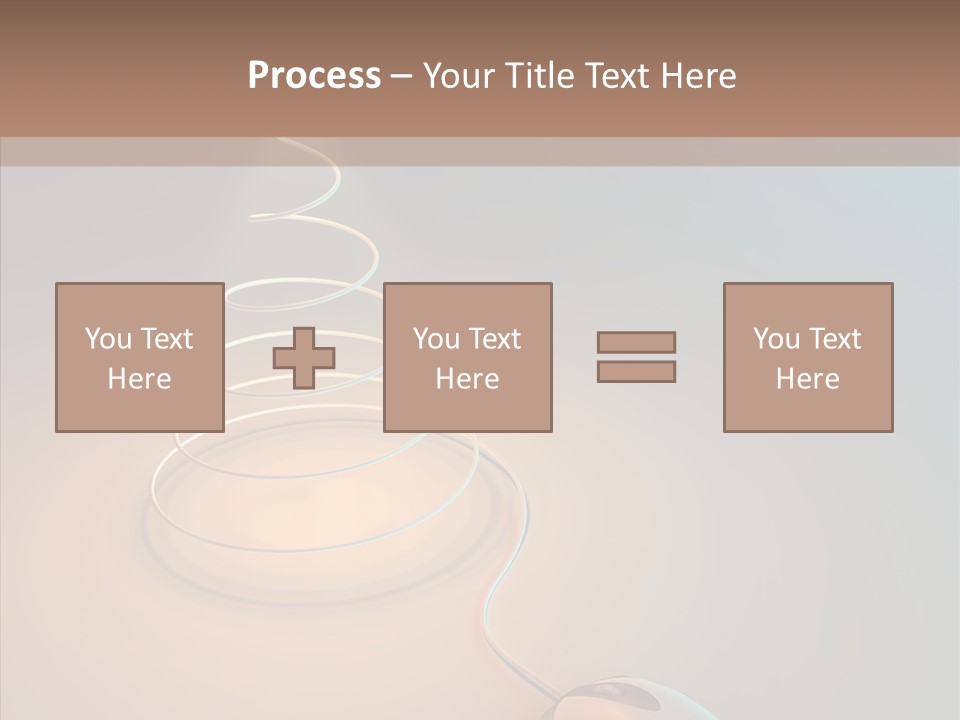 Graphic Laptop Blue PowerPoint Template