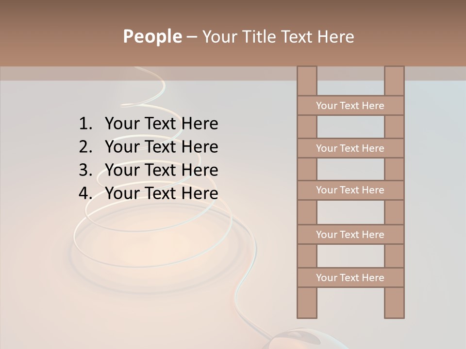 Graphic Laptop Blue PowerPoint Template