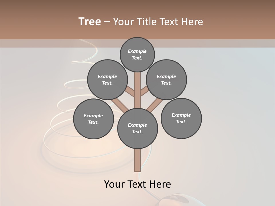 Graphic Laptop Blue PowerPoint Template