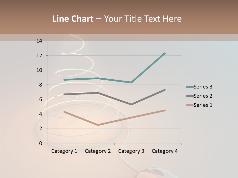 Graphic Laptop Blue PowerPoint Template