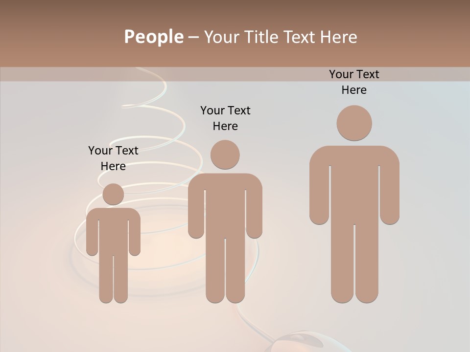 Graphic Laptop Blue PowerPoint Template