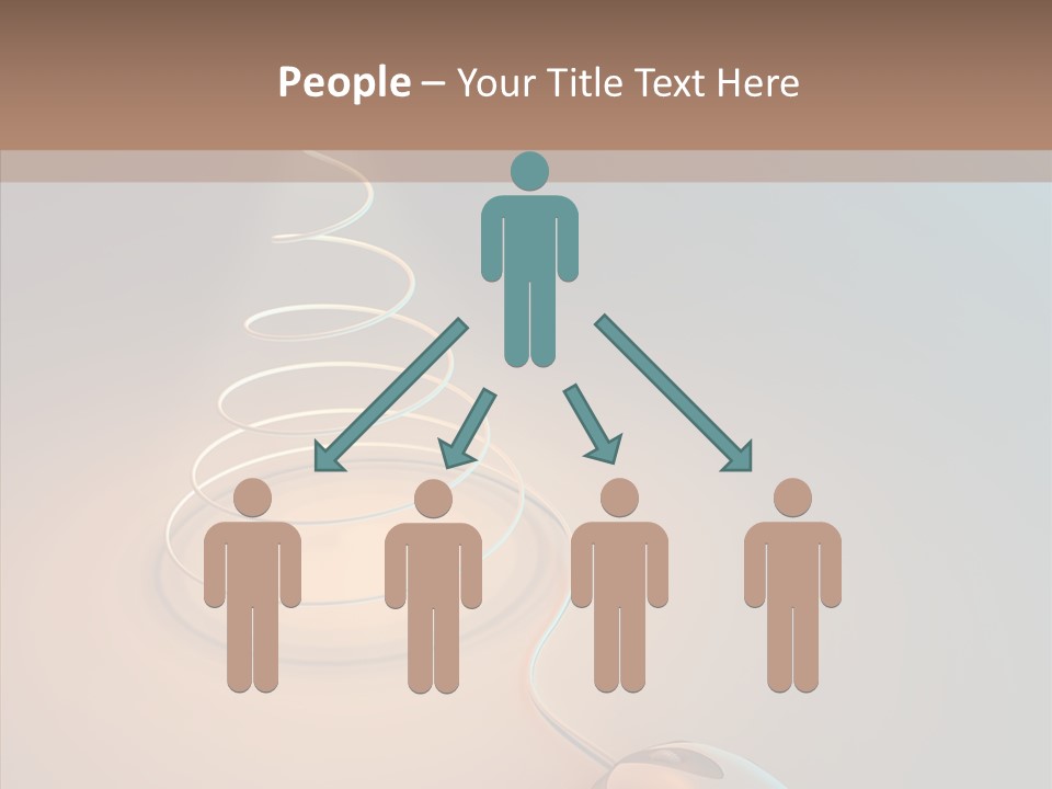 Graphic Laptop Blue PowerPoint Template