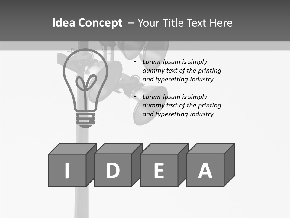Array Energy Halogen PowerPoint Template