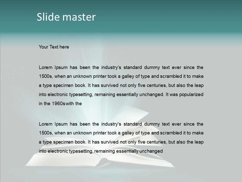 Background Bright Spirituality PowerPoint Template