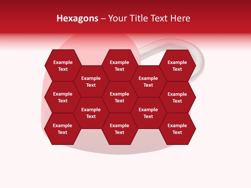 Secure Heart Sign PowerPoint Template