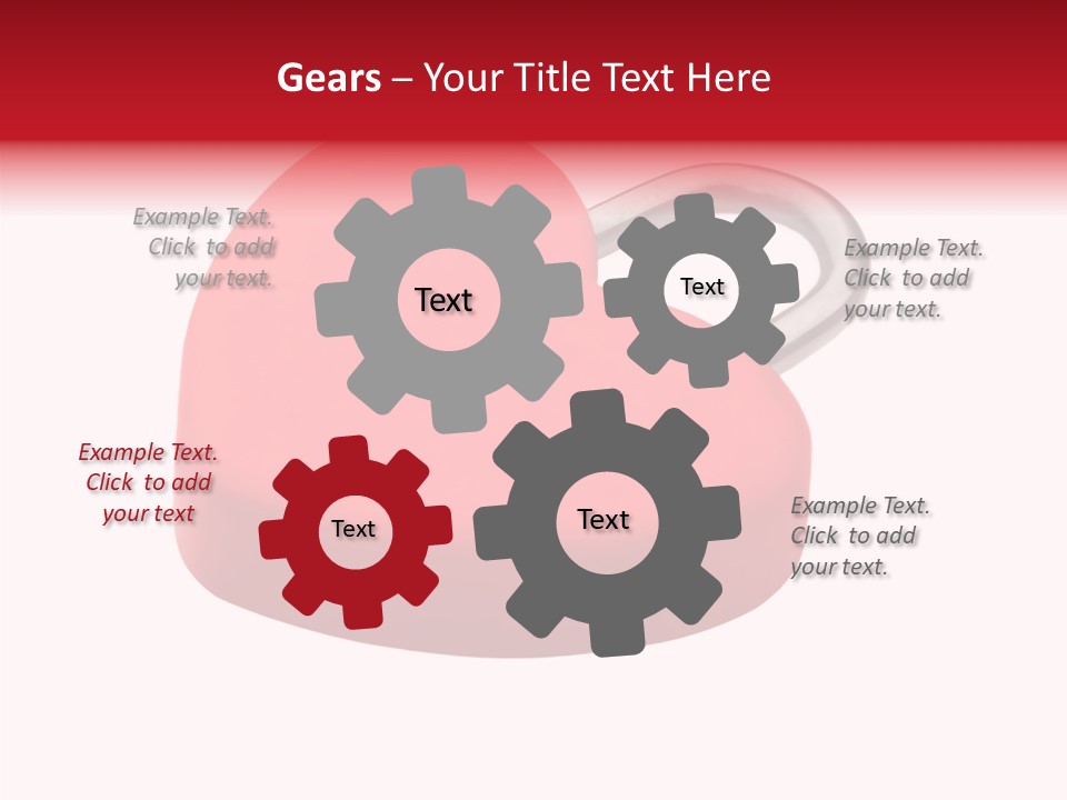 Secure Heart Sign PowerPoint Template