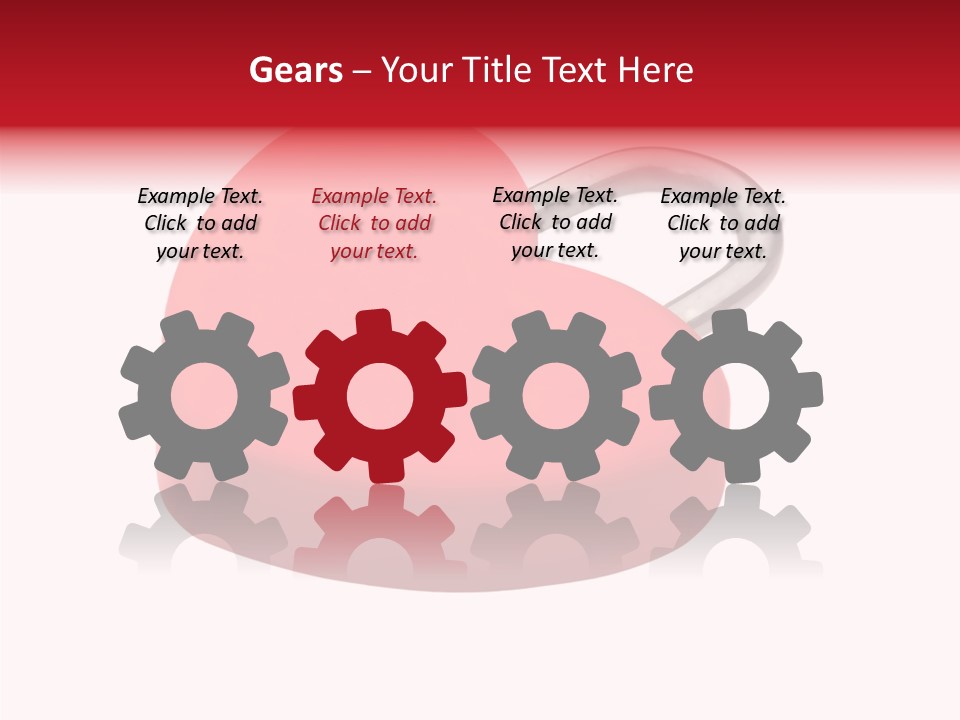 Secure Heart Sign PowerPoint Template