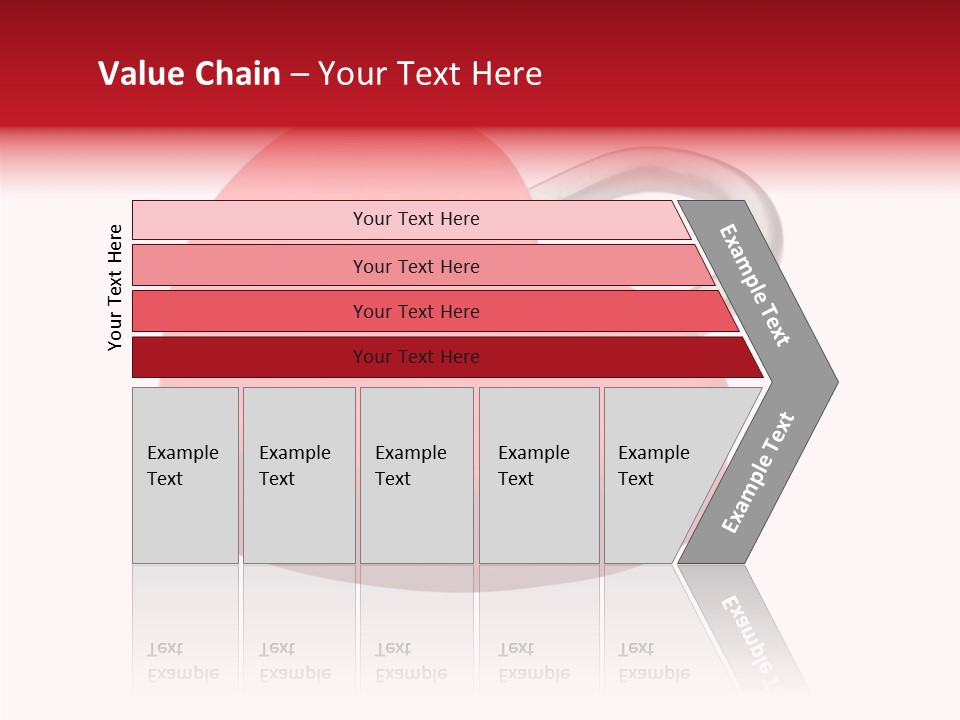 Secure Heart Sign PowerPoint Template