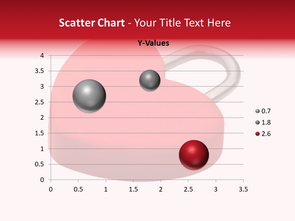 Secure Heart Sign PowerPoint Template