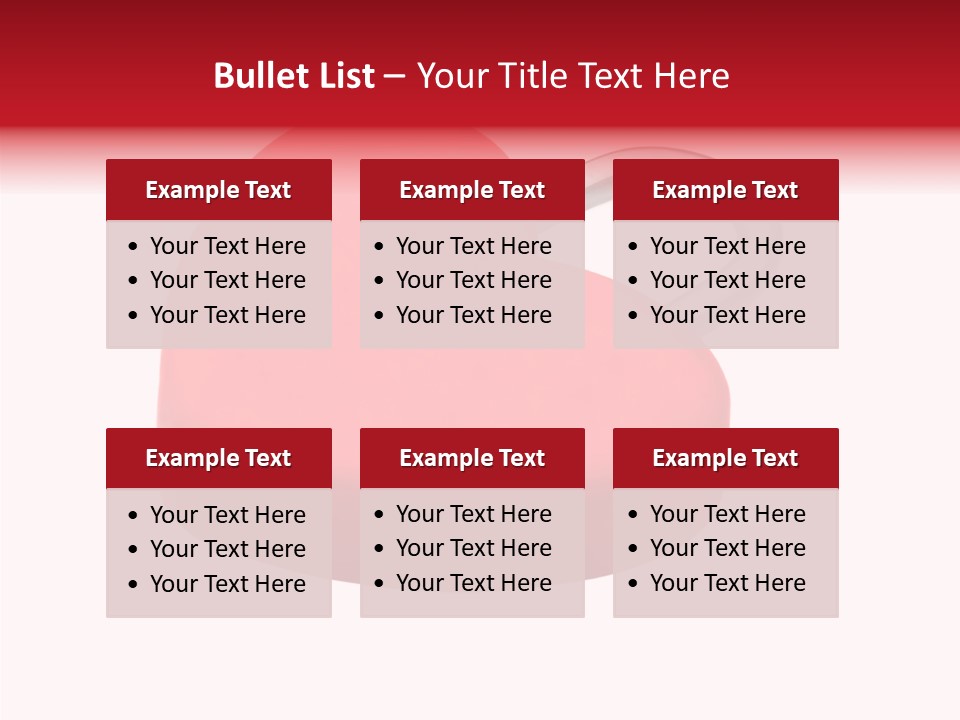 Secure Heart Sign PowerPoint Template