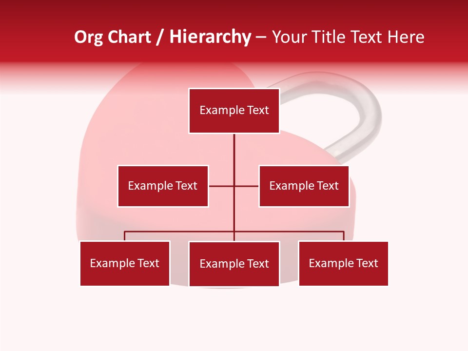 Secure Heart Sign PowerPoint Template