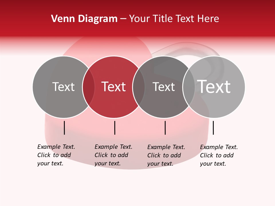 Secure Heart Sign PowerPoint Template
