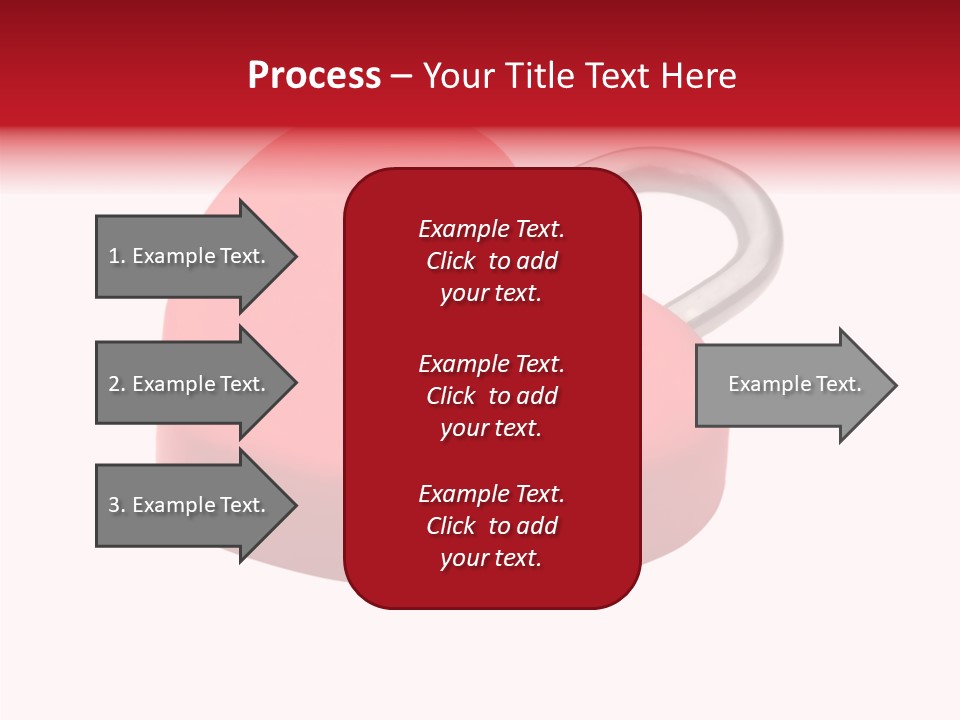 Secure Heart Sign PowerPoint Template