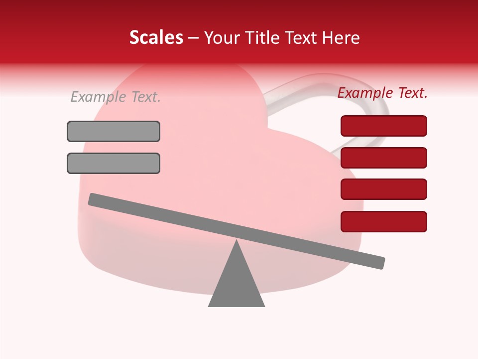 Secure Heart Sign PowerPoint Template