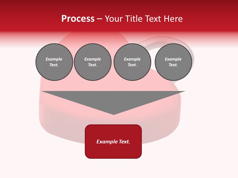 Secure Heart Sign PowerPoint Template
