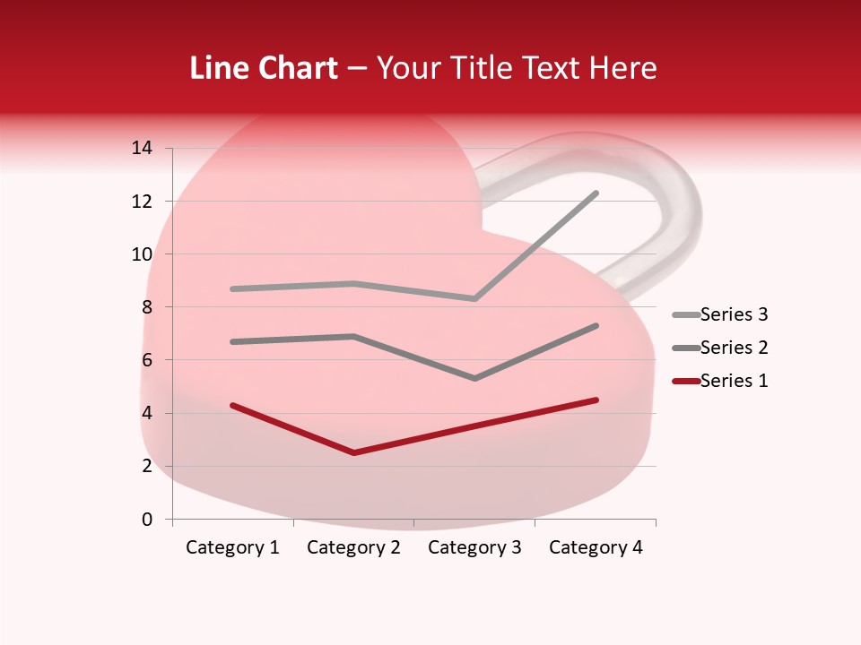 Secure Heart Sign PowerPoint Template
