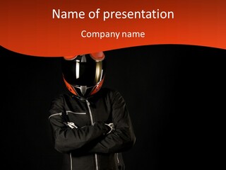 Smiling White Race PowerPoint Template
