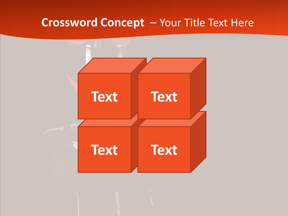 Smiling White Race PowerPoint Template