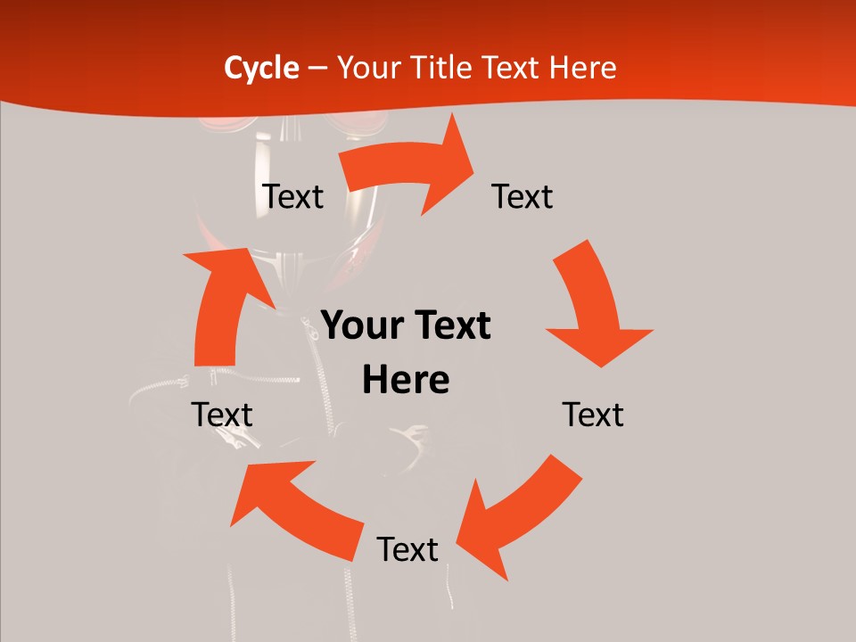 Smiling White Race PowerPoint Template