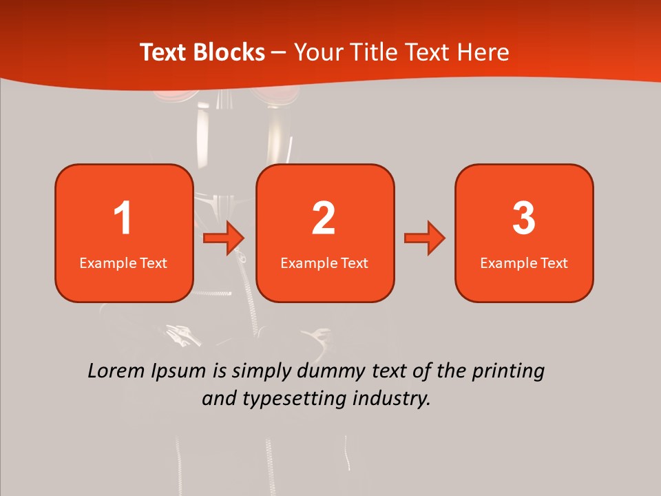 Smiling White Race PowerPoint Template