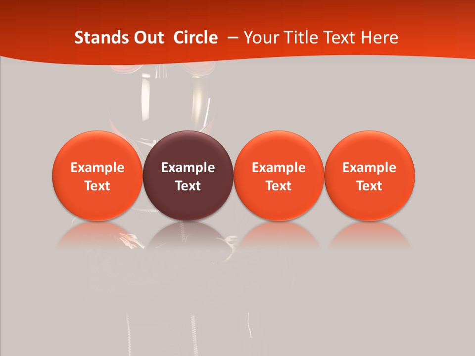 Smiling White Race PowerPoint Template