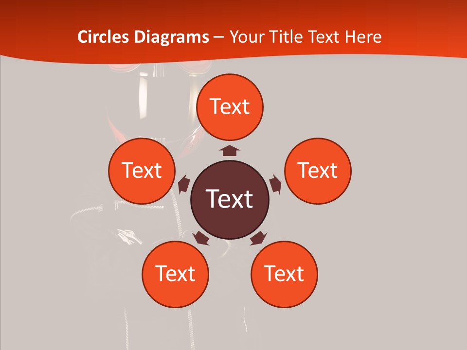 Smiling White Race PowerPoint Template